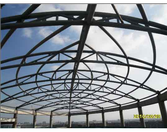 益阳中煤朔州宾馆管桁架工程
